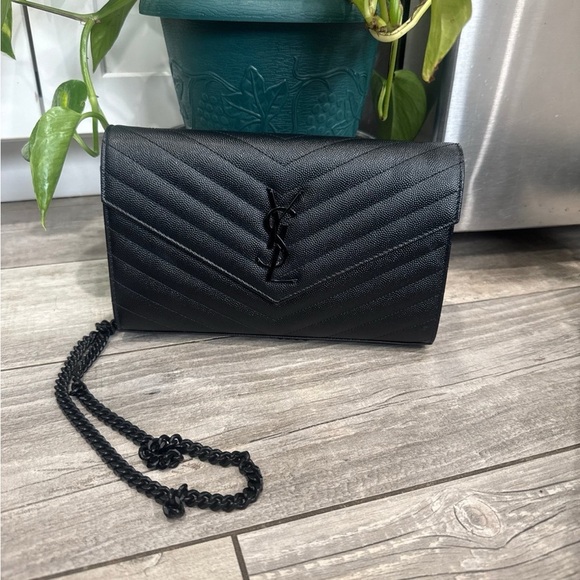 Yves Saint Laurent Handbags - ❗️SOLD❗️♠️Yves Saint Laurent Black Quilted Clutch♠️❗️SOLD❗️